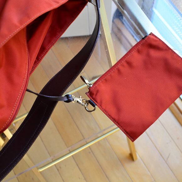 TUMI Large Travel Nylon Bag with Attached Pouch - Picture 13 of 15